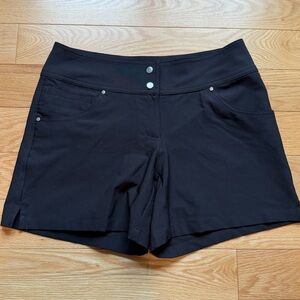 Black Women's Stretch Golf Shorts